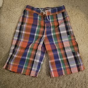 Polo Ralph Lauren Plaid Swim Trunks Pocket XL EUC